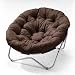 Oval Chair - Cocoa (Cocoa) (36"W x 32"H x 20"D)