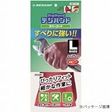 ダンロップ/DUNLOP/天然ゴム手袋 (ラバーコートすべり止加工) デジハンドNRコート [10双入] サイズ：L