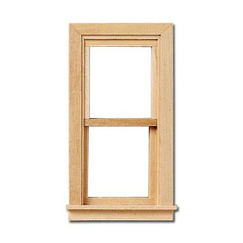 Dollhouse Miniature Traditional Working Window