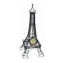 Infinity Instruments The Eiffel Tower Table Clock