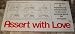 Assert with Love - Fun Assertiveness Game Great for Parties, Therapy, Support Groups, Classrooms and Churches