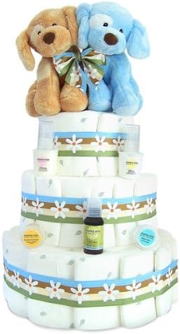 Mama & Babies Twin Boys 3-tier Diaper Cake