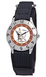 Disney Kids’ Bolt Time Teacher Black Velcro Strap Watch #D794S500