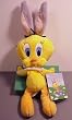 Warner Bros. Bean Bag Plush Tweety Bird Rabbit