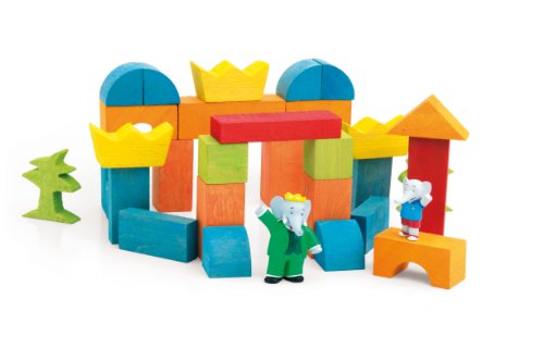 Jeujura - 4412 - Jeux de Construction - Tecap - Forminis - Babar - 34 Pièces