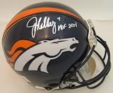 John Elway Autographed Denver Broncos Current Authentic Helmet w/"HOF"