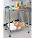 Chrome and Stainless Folding Work Table (Chrome/Stainless) (30