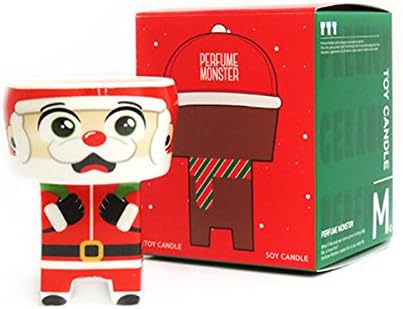 Aromatherapy Candle Made with Quality Aromatherapy Oils for Relaxation,Natural Soy by Perfume Monster 4 Ounce Candle (Santa(Jasmin))