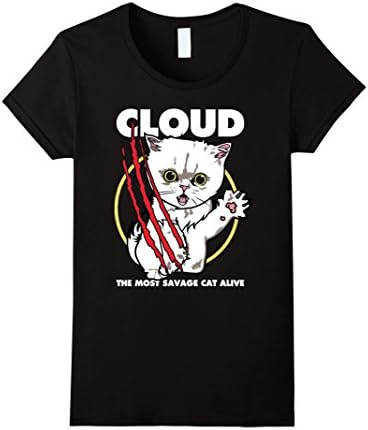Women's PopularMMOs "Savage Cloud" Tee Small Black