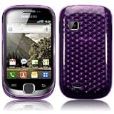 Purple Samsung Galaxy Fit S5670 Honeycomb Gel Case Skin See Through Cover The Keep Talking Shop Samsung Galaxy Fit S5670 Accessories
