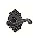 SCHLAGE Flair Right Handed Lever with Brookshire Trim Non-Turning Lock, Aged Bronze (F170 FLA 716 BRK RH)