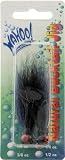 Wahoo - Bucktail Jig 1/4 Oz Black /Gry/ White