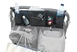 JL Childress Double Wide Bottles 'N Bags Stroller Organizer, Black