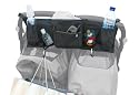 JL Childress Double Wide Bottles 'N Bags Stroller Organizer, Black