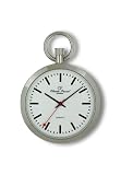 Claude Pascal Edelstahl Taschenuhr im Bahn Design 5471127 BAHN