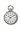 Claude Pascal Edelstahl Taschenuhr im Bahn Design 5471127 BAHN