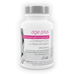 Coenzym Q10 - Hyalurons�ure - Biotin - Fols�ure - AGE PLUS der Q10 Geheimtipp - 90 veg. Kapseln