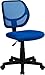 Flash Furniture Neri Low Back Blue Mesh Swivel Task Office Chair