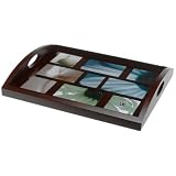 Umbra Host 9-Opening Wood Photo Tray, Espresso