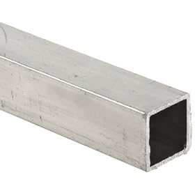 Aluminum 6063-T52 Square Tube 2" x 0.25" Cut to 24"