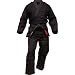 Black Jiu-Jitsu Shock Wave Uniform (Single Weave Elastic Waist)