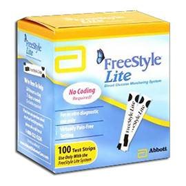 FreeStyle Lite Glucose Test Strips - 100 ct.
