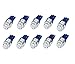 ABN Blue LED Bulb 10-Pack, 5-SMD, 12V, T10, 194 168 2825 - LED Replacement Light Bulbs for Cars, RVs, Landscapes, & More