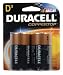 DURACELL 2pk D BATTERIES