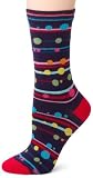 Ozone Design Women's Striped Dots Sock