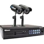 SWANN SW343-DP2 4-Channel Digital Video Recorder with 320 GB Hard Drive and 2 Cameras