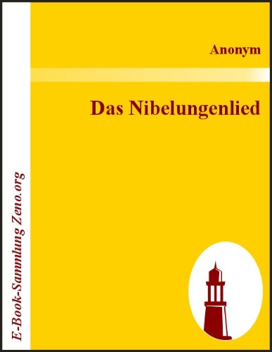 Buch - Cover Das Nibelungenlied - Anonym - Contumax GmbH & Co. KG