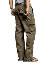 Dockers Men's Flat Front Comfort Cargo Pants