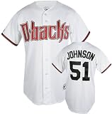 Randy Johnson Arizona Diamondbacks Home White MLB Replica Jersey