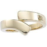 14K Yellow Gold Fashion By-Pass Ring