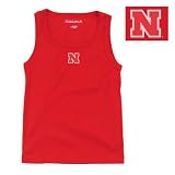 Nebraska Cornhuskers NCAA Debut Tank Top Shirt For Women (Dark Red)