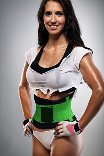 Faja Workout Slimming Belt for Back Pain and Lumbar Support-Green-Small