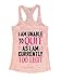 Womens Funny Workout Tank Top Im Unable to Quit Currently Too Legit Funny Threadz