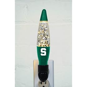 Pack of 3 NCAA Michigan State Spartans Lava Lamp Night Lights