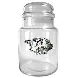 Nashville Predators NHL 31oz Glass Candy Jar by Great American Products