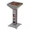 Th�ros Holzkohle S�ulengrill: Th�ros 1 mit Alugussfu�platte (Th�ros I Edelstahl Grill)