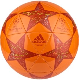 Uefa Champions League Finale 16 Capitano Soccer Ball Orange