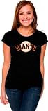 San Francisco Giants Women's Primary Logo Fashion Cap Sleeve Tee