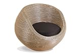 Eden Rattan Curvy Tub Chair