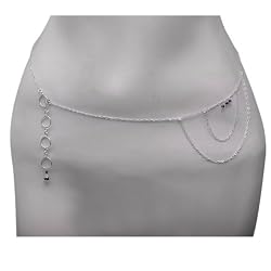 Bellychain Sterling Silver Jewelry Length 36 inches