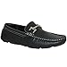 SHOE ARTISTS BET on Black Slip On Loafers