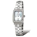 Raymond Weil Ladies Parsifal 9741-STS-00995 Mother of Pearl 8  Diamond Set Rectangular Dial, 44 Diamonds Set Bezel, Sapphire Crystal  Glass