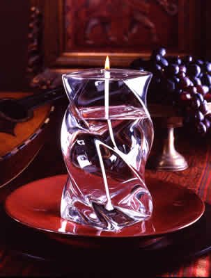 Ice Pillar 8 Inch Oil Candle
