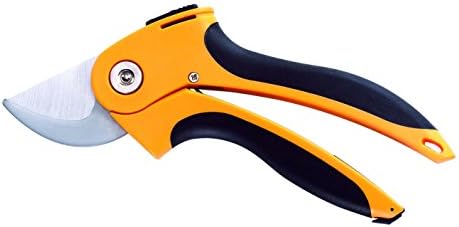 SUMMER SALE! Lightweight Pruning Shears - Ideal Hand Pruners For Women And Weak Hands - Super-Sharp Garden Scissors - Soft Ergonomic Anti-Slip Handles - Perfect Trimmers For Vines, Shrubs, Young Trees - Guaranteed