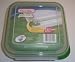 Sterilite 3.8-Cup Square Storage Container, Brite Green (4 Pack)