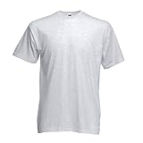 Valueweight T-Shirt von Fruit of the Loom Aschgrau S